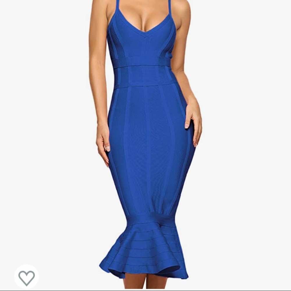 Blue Midi Dress